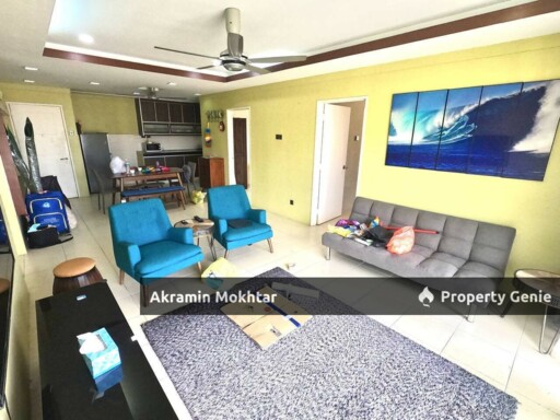 Corner Unit, Renovated, Partially Furnished & 1 Parking | Platinum Lake PV12 Condominium, Danau Kota Setapak, KL .