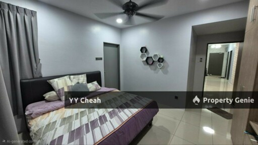 Freehold Corner Lot, iPOH Condo For Sale - 3 Parking Lots Renovated Nice