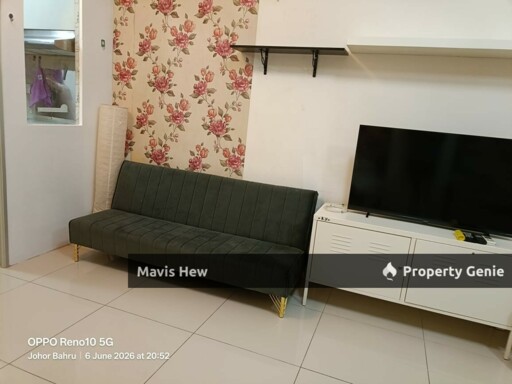 For Rent, PARC Regency @Plentong Jalan Masai Jaya, Fully Furnished