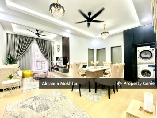 FREEHOLD, FULLY FURNISHED, RENOVATED, LOW LEVEL & 2 PARKING | RSKU Residensi Idaman Abadi Fasa 2@Persiaran Tropicana Height Kajang 2