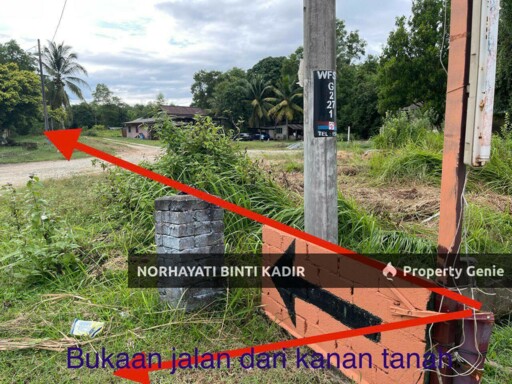 TANAH PERTANIAN 2 EKAR DI TEPI JALAN CHERATING