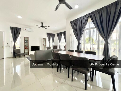 Corner Lot, Facing Open & Fully Furnished | 2 Storey, Regent Garden @ Eco Grandeur, Puncak Alam