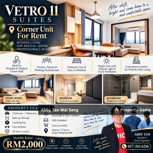 Fully Furnished, Easy Living — Vetro 11 @ Penampang