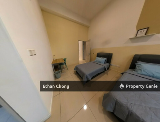 Nadayu 801 Fully Furnished Twin Room With Private Bathroom For Rent