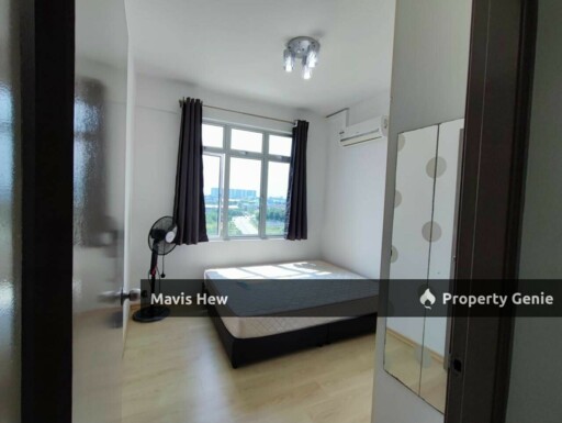 For Rent, Larkin Heights @Taman Larkin Idaman, Carpark, G&G, Partial Furnished