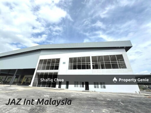 Newly Completed 2 Adjoining Detached Warehouse Factory Enstek, Negeri Sembilan For Sale or Rent