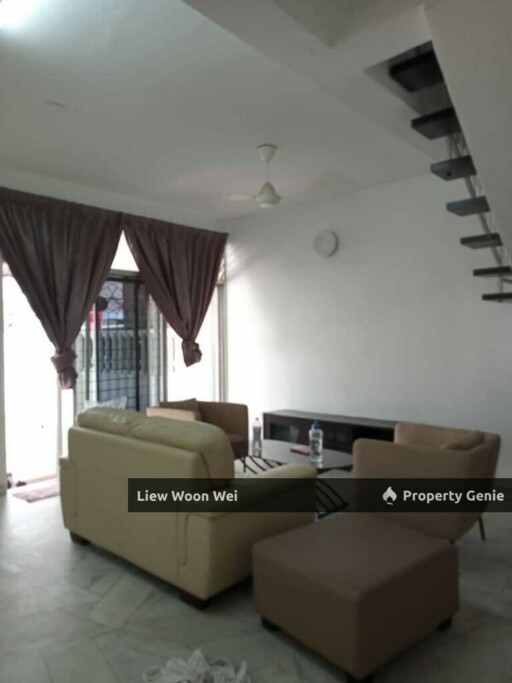 double storey terraced house for rent at taman inderawasih @perai