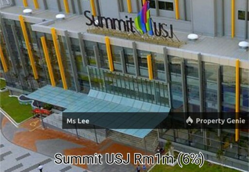 Ground Floor Retail Shop @ Summit USJ, USJ 1, Subang Jaya - Sale Below Bank Value Rm200k