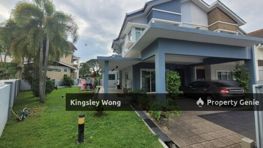 Pengkalan Tiara Double Storey Semi D Cluster Big Side Land Simple Renovated