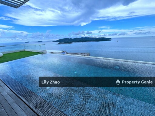 Exclusive Full Sea View Triplex Resort Penthouse For Sale, 3,701 Sf, Signal Hill, Kota Kinabalu City, Sabah.
