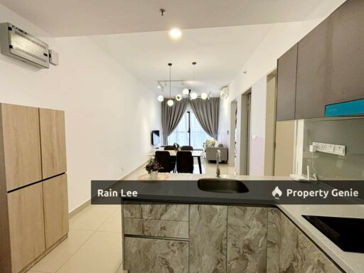 Fully Furnished Include WiFi & Parking Lot / 2Rooms Unit for Rent / Nearby MRT & LRT Station