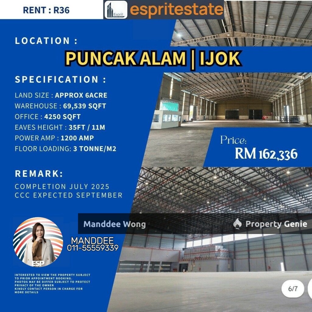 WTR/Puncak Alam/73,000 SQFT/162,336