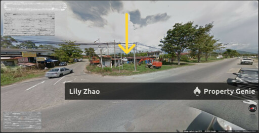Papar Commercial Land for Rent, Road Side, Corner Lot 8,000 sqft, Papar Square, Papar, Sabah.