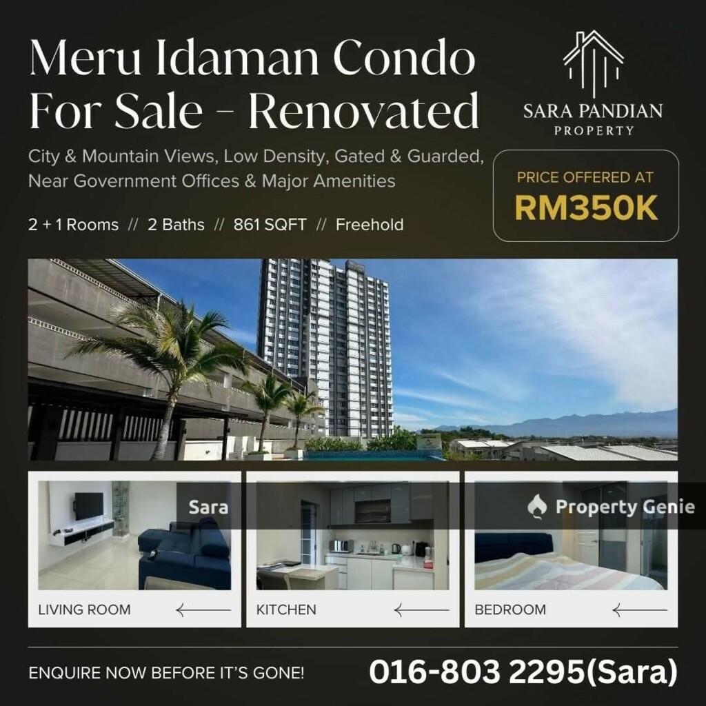 𝐅𝐑𝐄𝐄𝐇𝐎𝐋𝐃 𝐂𝐨𝐧𝐝𝐨 𝐢𝐧 𝐓𝐦𝐧 𝐌𝐞𝐫𝐮 𝐈𝐝𝐚𝐦𝐚𝐧, 𝐈𝐩𝐨𝐡 - 𝐏𝐞𝐫𝐟𝐞𝐜𝐭 𝐟𝐨𝐫 𝐆𝐫𝐨𝐰𝐢𝐧𝐠 𝐅𝐚𝐦𝐢𝐥𝐢𝐞𝐬 & 𝐆𝐨𝐯𝐞𝐫𝐧𝐦𝐞𝐧𝐭 𝐒𝐭𝐚𝐟𝐟!