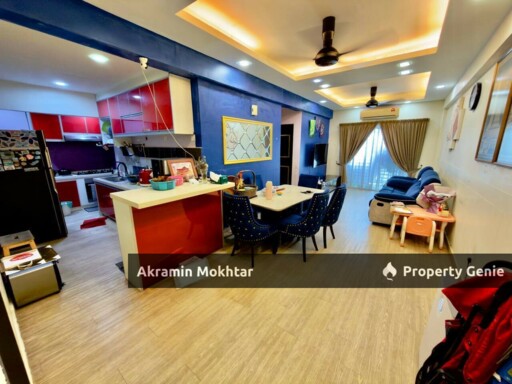 Renovated & 2 Parking | Pangsapuri Damai Seksyen 25, Shah Alam Selangor