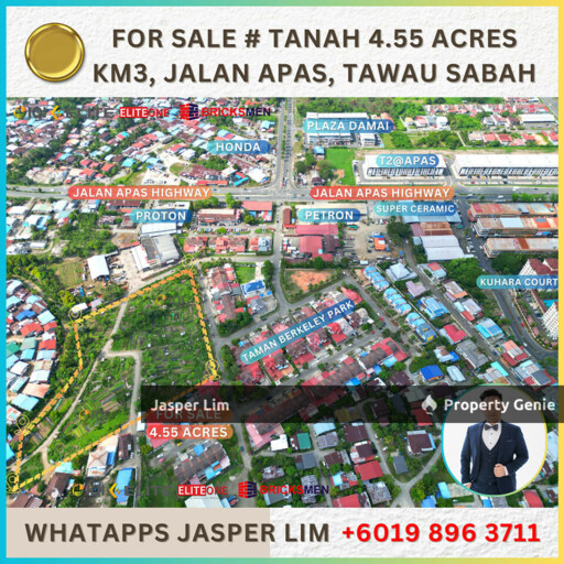 Development Land 4.55 Acres Tawau