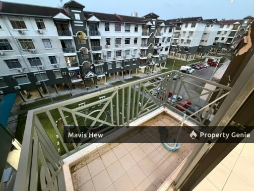 For Rent Ria 1 Apartment @Taman Megah Ria, Partial Furnished
