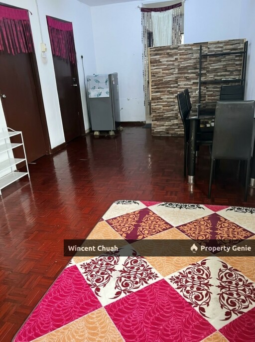 For Sale: 1st Floor Corner Flat Seksyen 2 Wangsa Maju KL | 710 sqft RM280k