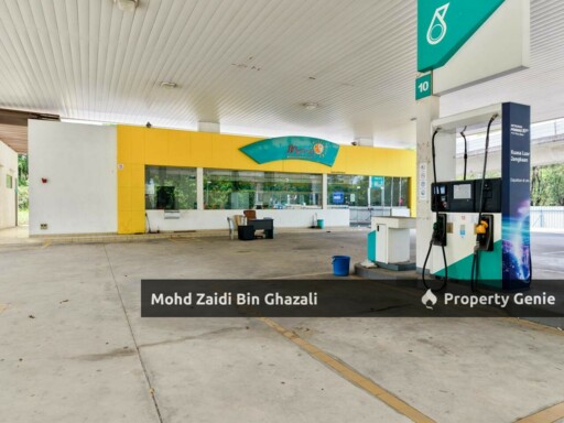 Below market prime petrol station