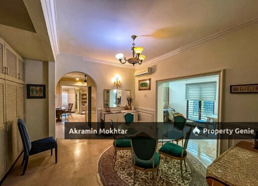 Freehold, CornerLot, Renovated & Partially Furnished | 2-Storey Bungalow Kampung Datuk Keramat KL.