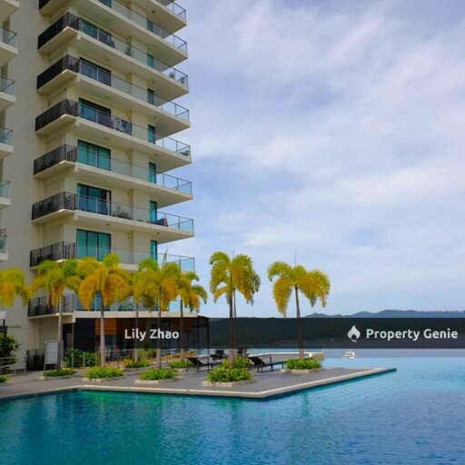 High End Condo with Private Lift For Rent, Full Sea View, 3+3 Rooms, 5 Bath, 2,450 Sqft, The Peak Vista, Kota Kinabalu City