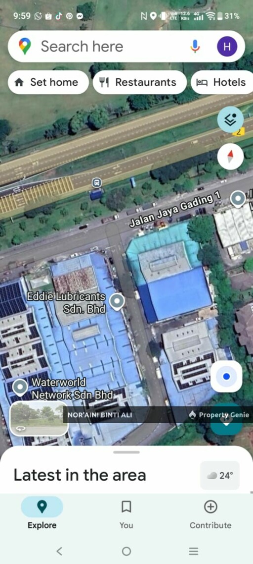Shoplot mengadap jalan besar Jaya Gading, Kuantan for sale