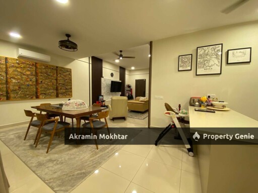 FREEHOLD & PARTIALLY FURNISHED | HENNA RESIDENCE (LIMITED 2 STOREY VILLA UNIT) WANGSA MAJU KL FOR SALE