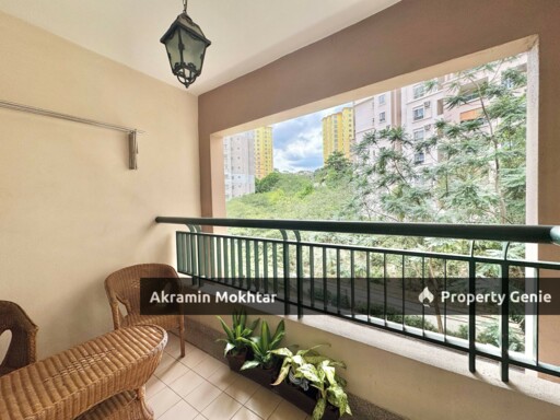 Freehold, Partially Furnished & 1 Parking | Seri Maya Condominium, Jalan Jelatek, Setiawangsa