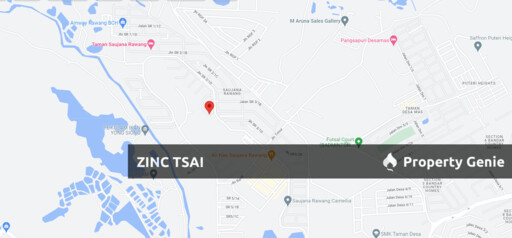Zara Zero Lot Bungalow @ Saujana Rawang 2 Storey Detached House Auction | Gated & Guarded | 3,595 sqft Land