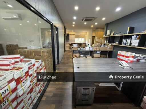 Industrial Warehouses with 3-Storey Showroom & Office Building for Sale, 11,100 sf, 999 years Land @ Bundusan, Penampang, Kota Kinabalu