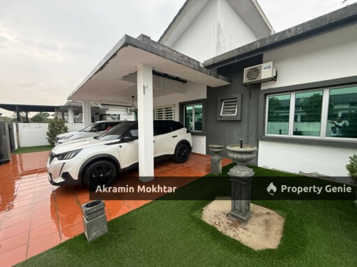 FREEHOLD, PARTIALLY FURNISHED & RENOVATED | Single Storey SEMI DETACHED Taman Sri Serdang 3, Kg Tok Muda Kapar