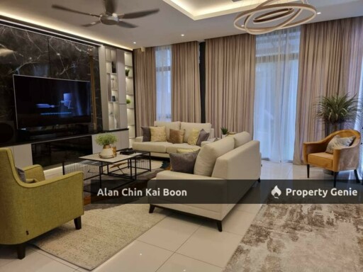 16 Quartz Taman Melawati 3 storey courtyard villa Fully Furnished For Rent