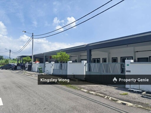 Anjung Bercham Utama Single Storey Terrace House 4 rooms unit Facing north