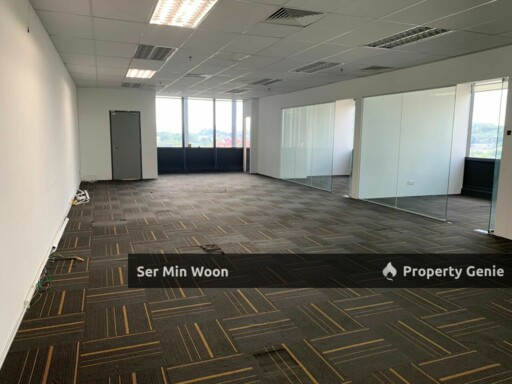Corner Lot Partial Fitted Office for Rent at Menara SuezCap, KL City, Kerinchi Bangsar South Next to KL Gateway & LRT University