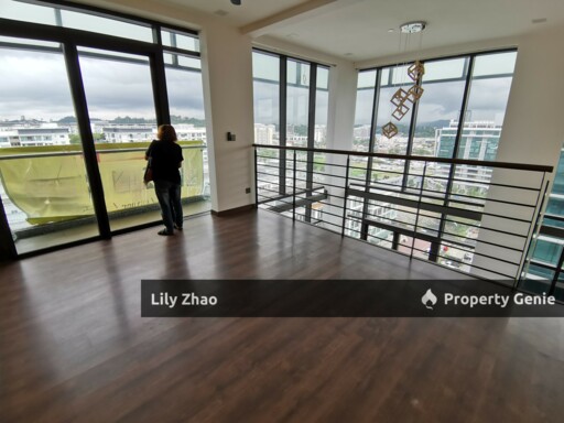 Penthouse Duplex Sea View for Sale Corner Lot, 1,586 sf, Renovated @ Riverson, Kota Kinabalu City Centre