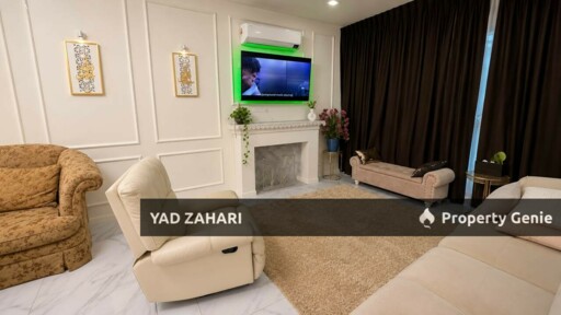 Duta Villa, Presint 14, Putrajaya | 2.5 Storey Superlink 6 Bedrooms | RM6300 - Fully Furnished, Large Covered Rooftop Balcony & Move In Ready