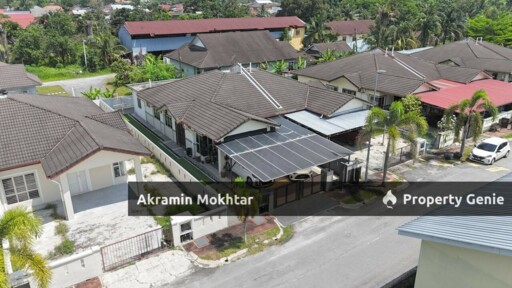Freehold & Renovated | Semi-D Single Storey House, Taman Meru Harapan, Jalan Jambu Meru Klang  .