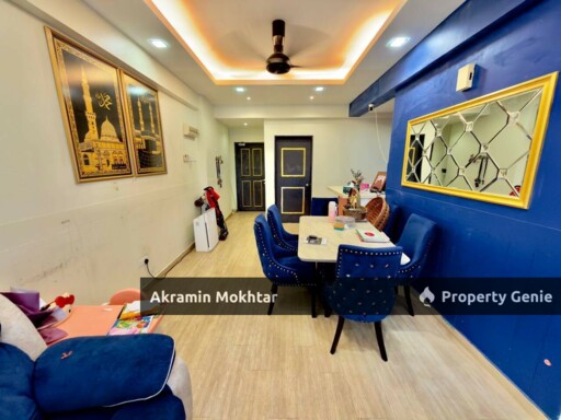 Renovated & 2 Parking | Pangsapuri Damai Seksyen 25, Shah Alam Selangor