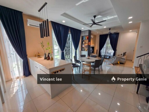 Stoneridge Eco Majestic Corner Lot Semi-D Cluster with Extra Land, Renovated Condition, Semenyih