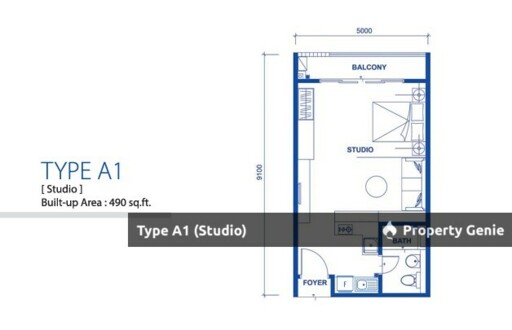 unit-type-image-Type A1 (Studio)
