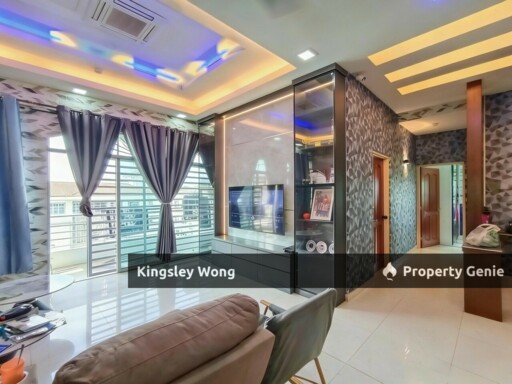 Kings Height Apartment Bandar Meru Raya High floor 4 rooms unit 2 carpark