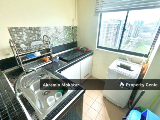 Corner Unit, Renovated, Partially Furnished & 1 Parking | Platinum Lake PV12 Condominium, Danau Kota Setapak, KL .