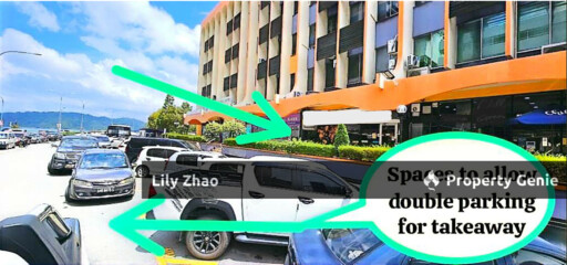 Ground Floor Shop Lot / Showroom / F&B for Rent, 595 Sq ft, Road Frontage, Prime Location, Wisma Sabah, Kota Kinabalu City Centre, Sabah