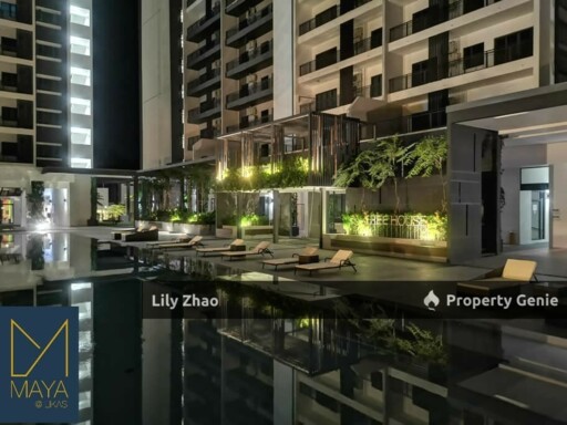 Maya Condo for Rent, Block C 8th Floor, Cozy Furnished, 3Bed 2Bath, 1,100 Sqft, Likas, Kota Kinabalu City