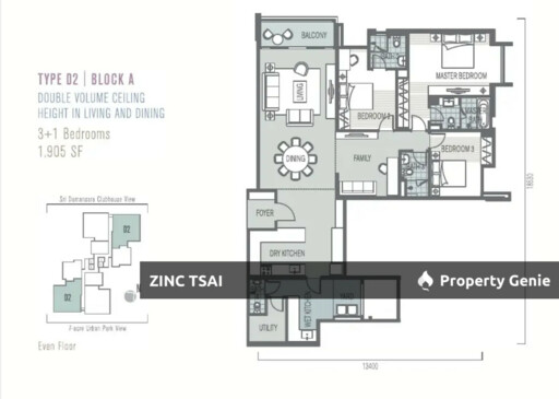 Azelia Residence {Save RM 120,000} 3 mins Drive to Sri Damansara Sentral MRT Station & Ativo Plaza