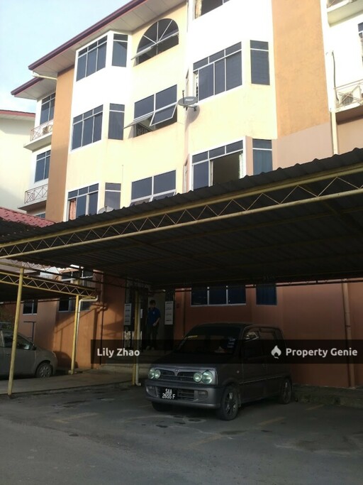 Taman Satria Apartment 3rd Floor for Sale, 3Bed 2Bath, Corner Lot, Fully Furnished, Menggatal, Kota Kinabalu.