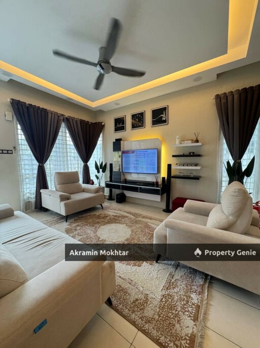RENOVATED & PARTIALLY FURNISHED | Single Storey Semi-detached @ Taman Bentara, Telok Panglima Garang