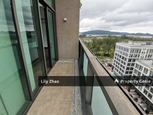 Penthouse Duplex Sea View for Sale Corner Lot, 1,586 sf, Renovated @ Riverson, Kota Kinabalu City Centre