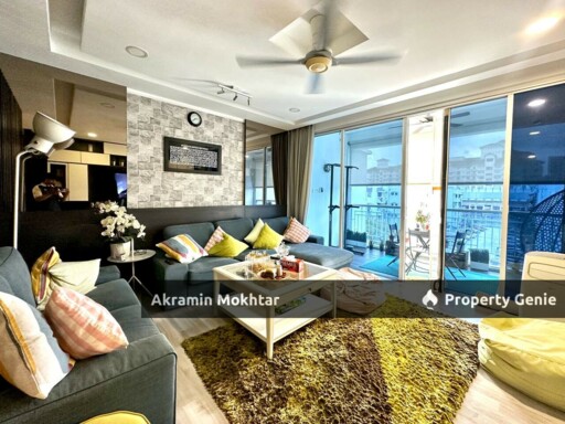 Fully Furnished, Fully Renovated & 3 Covered Parking | Condominium Mutiara Upper East, Desa Pandan, Kuala Lumpur