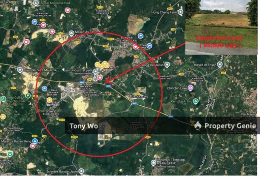 Industrial Land At Jasin For Sales